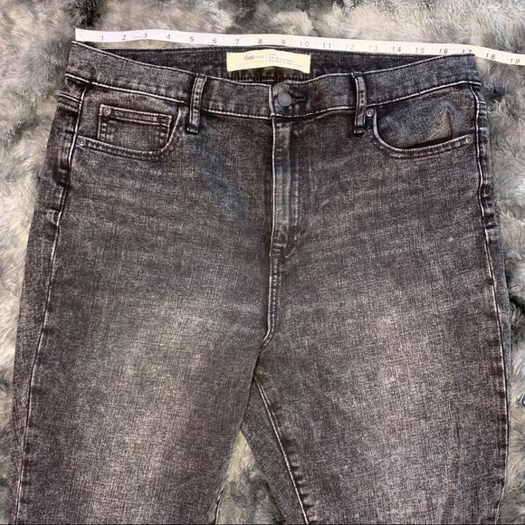 GAP BLACK HIGH RISE SKINNY JEANS - Picture 2 of 3